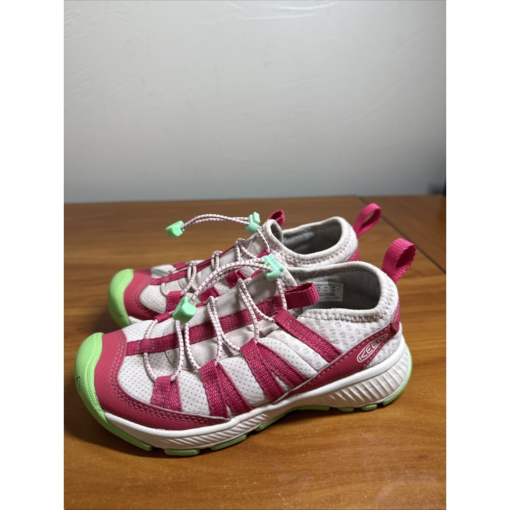 Keen Little Kids Girls Motozoa Sneaker Sandal Water Hiking Bungee Pink Sz 11